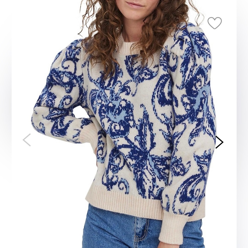 Lovely Jacquard-Knit Sweater